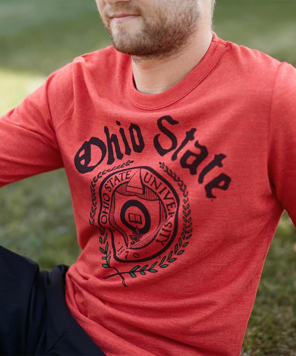 Ohio State Old English Seal Long Sleeve Tee