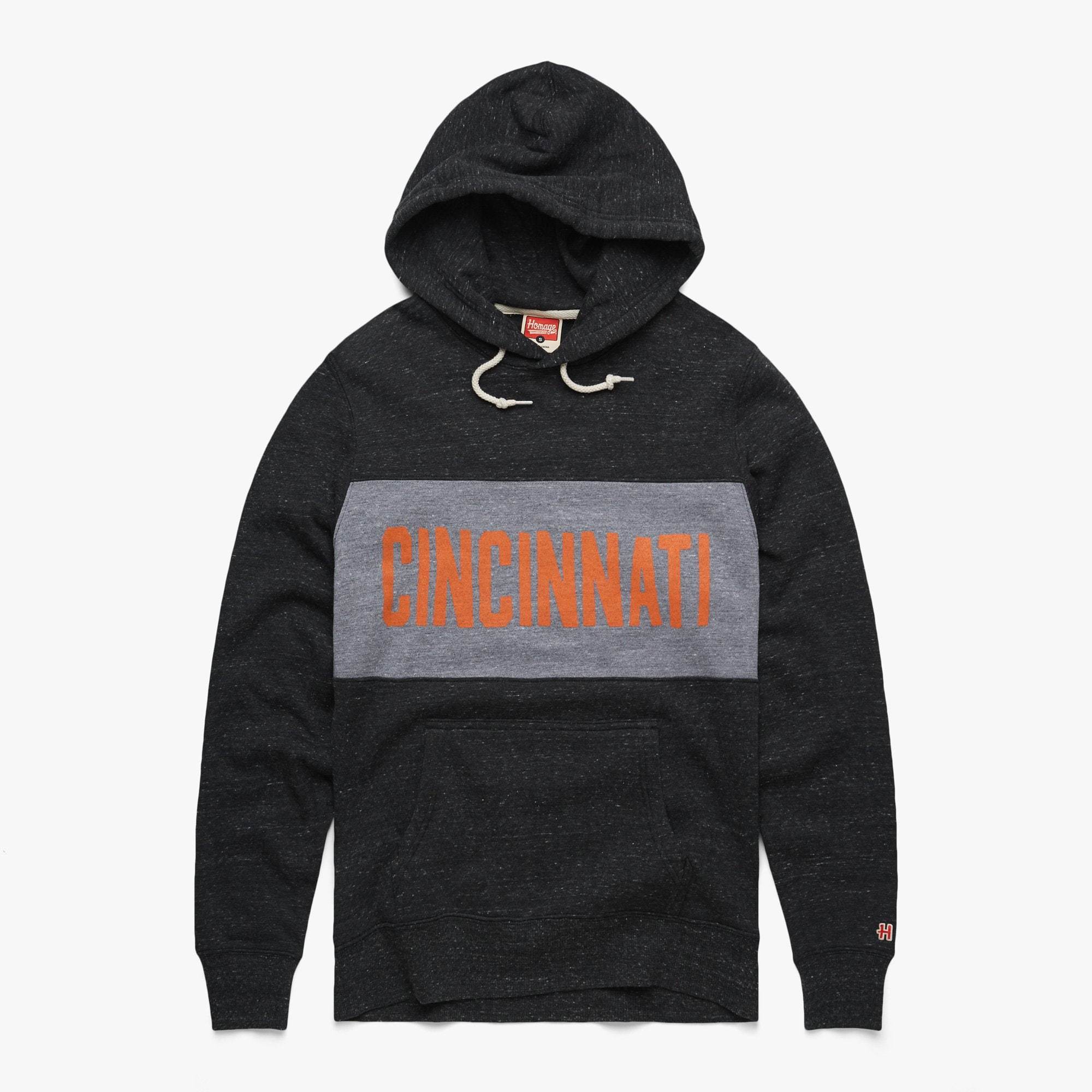 Block Cincinnati Stripe Hoodie