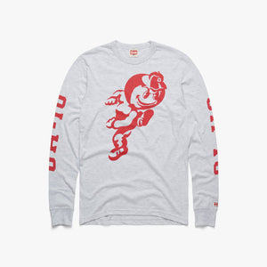 Brutus The Buckeye OH-IO Long Sleeve Tee