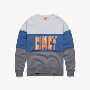 Cincy Impact Stripe Crewneck