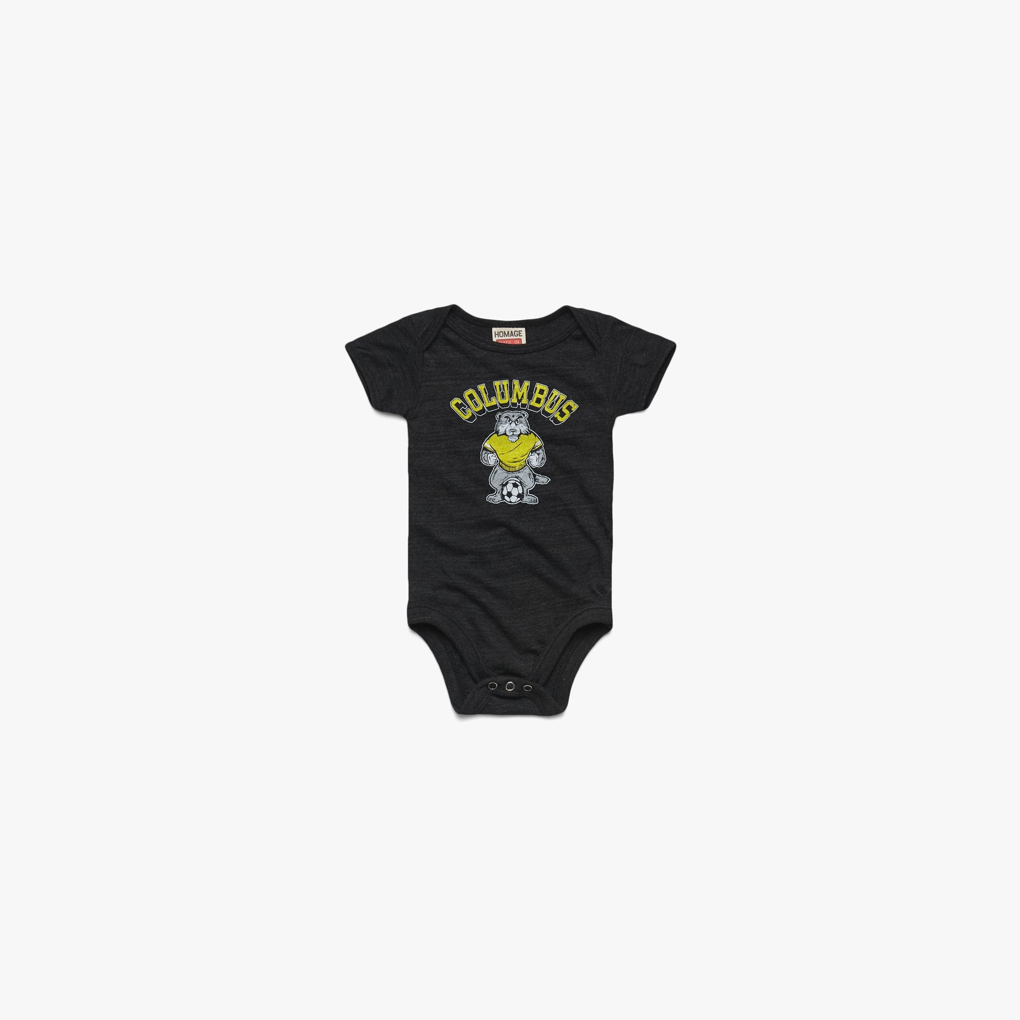 Columbus Soccer Mascot Baby One Piece