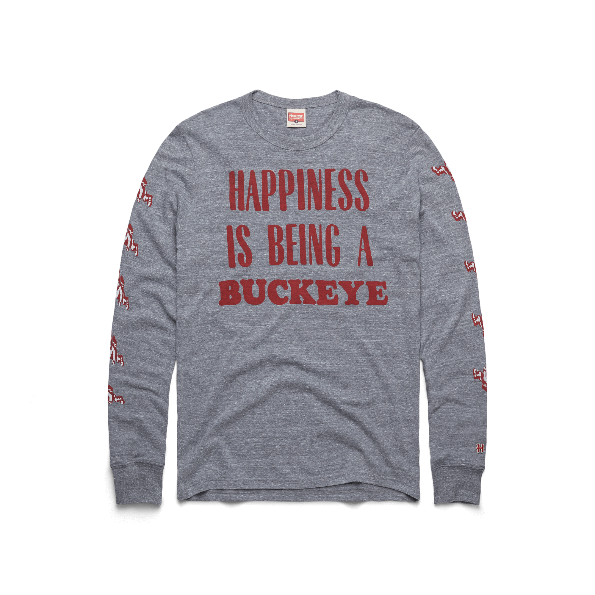 Happiness Is Being A Buckeye Long Sleeve Tee