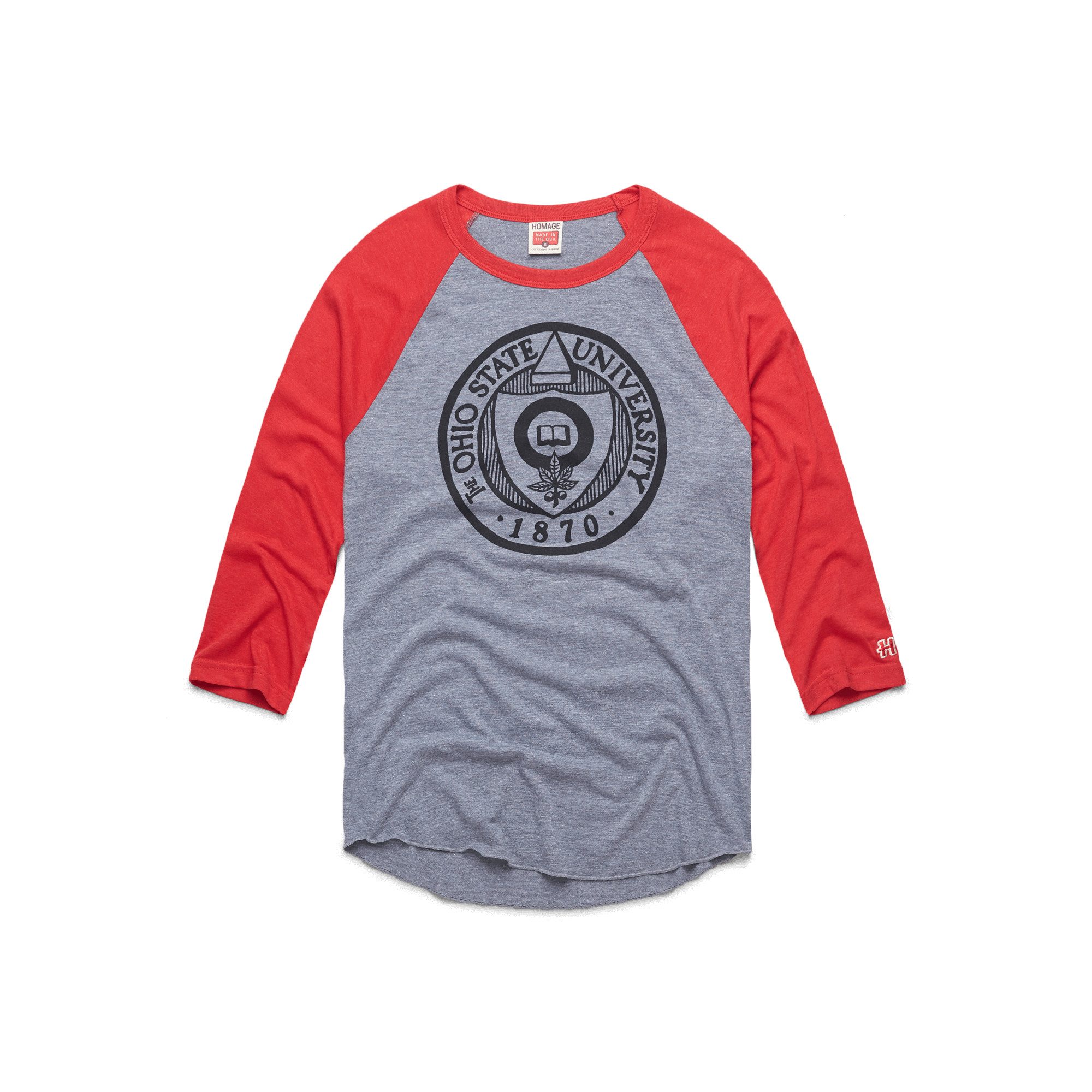 Ohio State University Seal Raglan