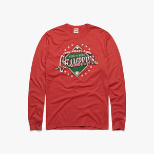 Reds 1990 World Series Champs Long Sleeve Tee