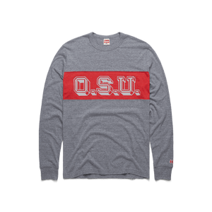 Win O.S.U. Stripe Long Sleeve Tee