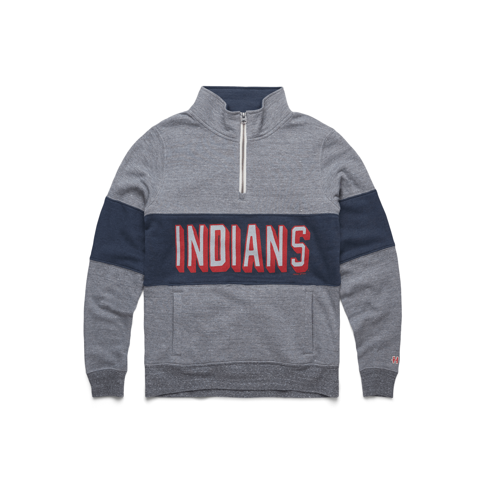 Women's Block Indians Quarter Zip