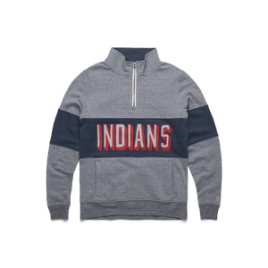 Women's Block Indians Quarter Zip