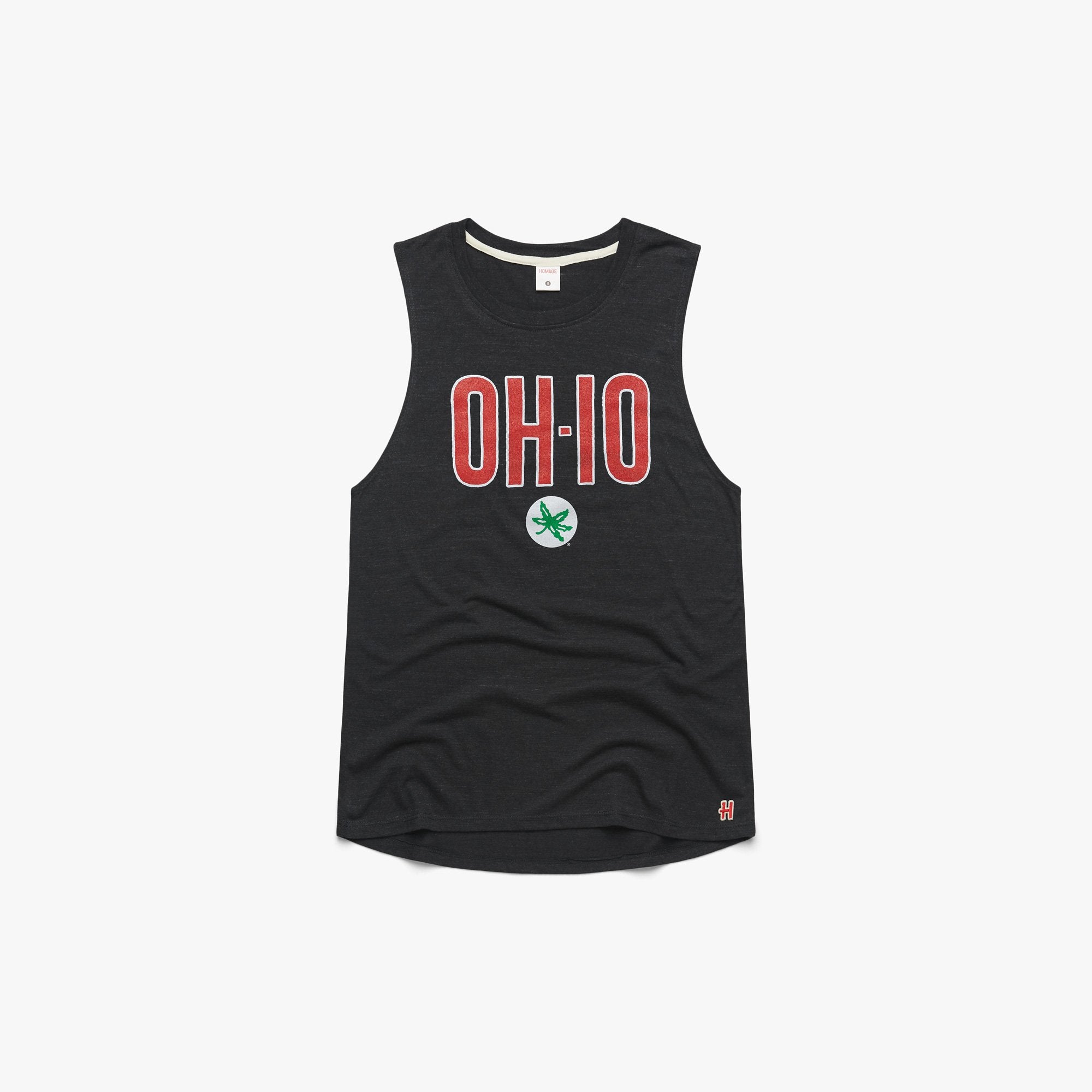 Women's OH-IO Buckeye Leaf Sleeveless Tee