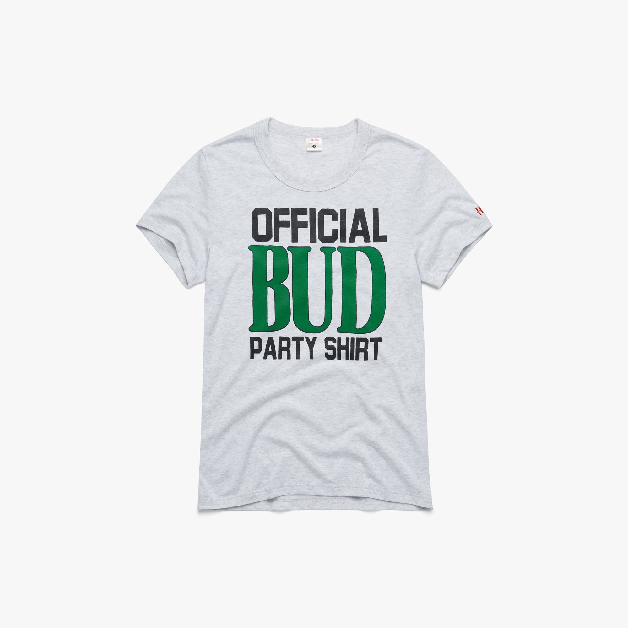 Women's Official Bud Party Shirt Vintage Tee