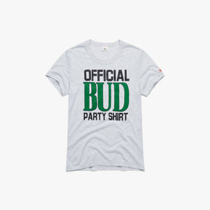 Women's Official Bud Party Shirt Vintage Tee