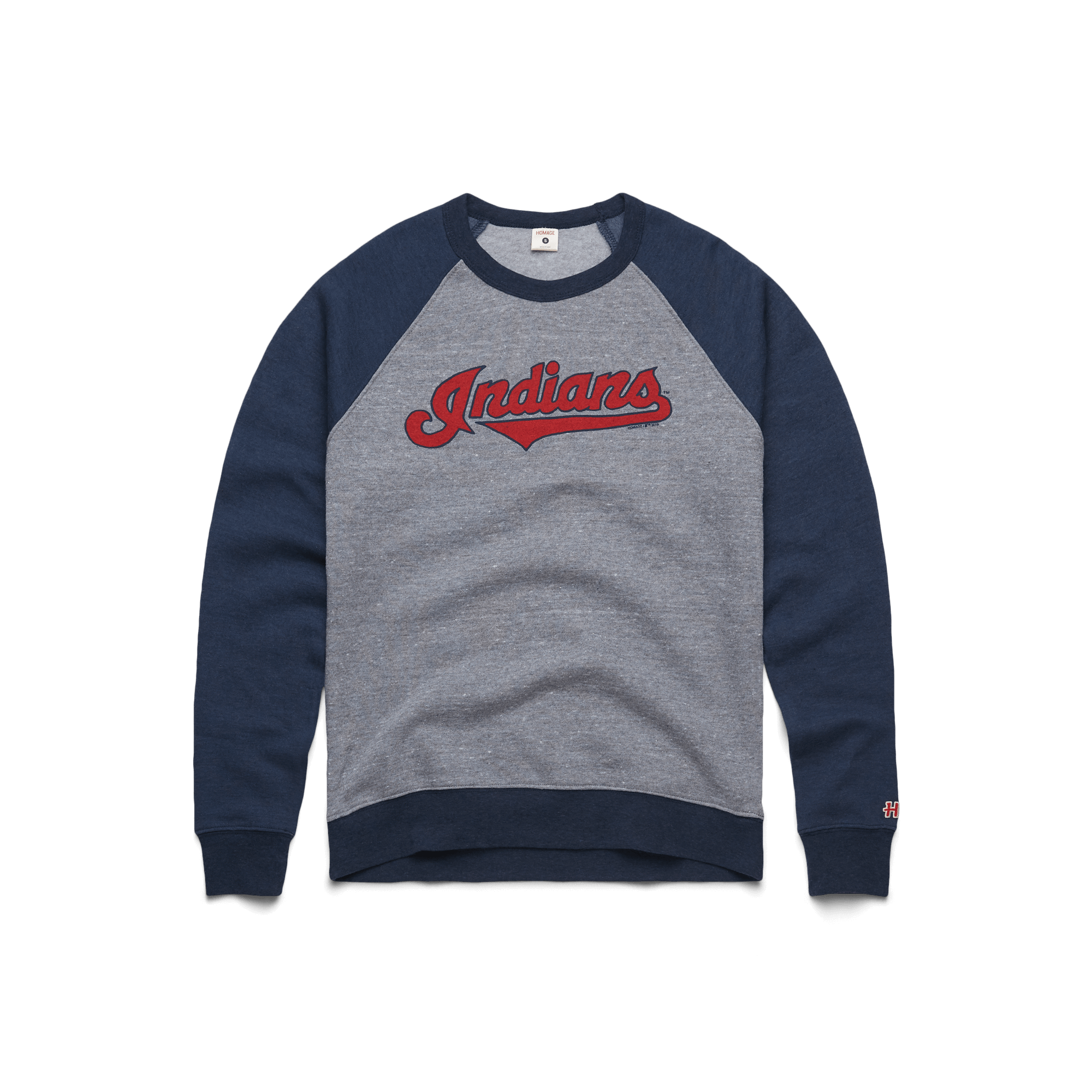 Women's Script Indians Crewneck