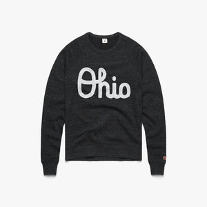 Women's Script Ohio Crewneck