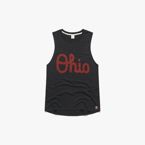 Women's Script Ohio Sleeveless Tee