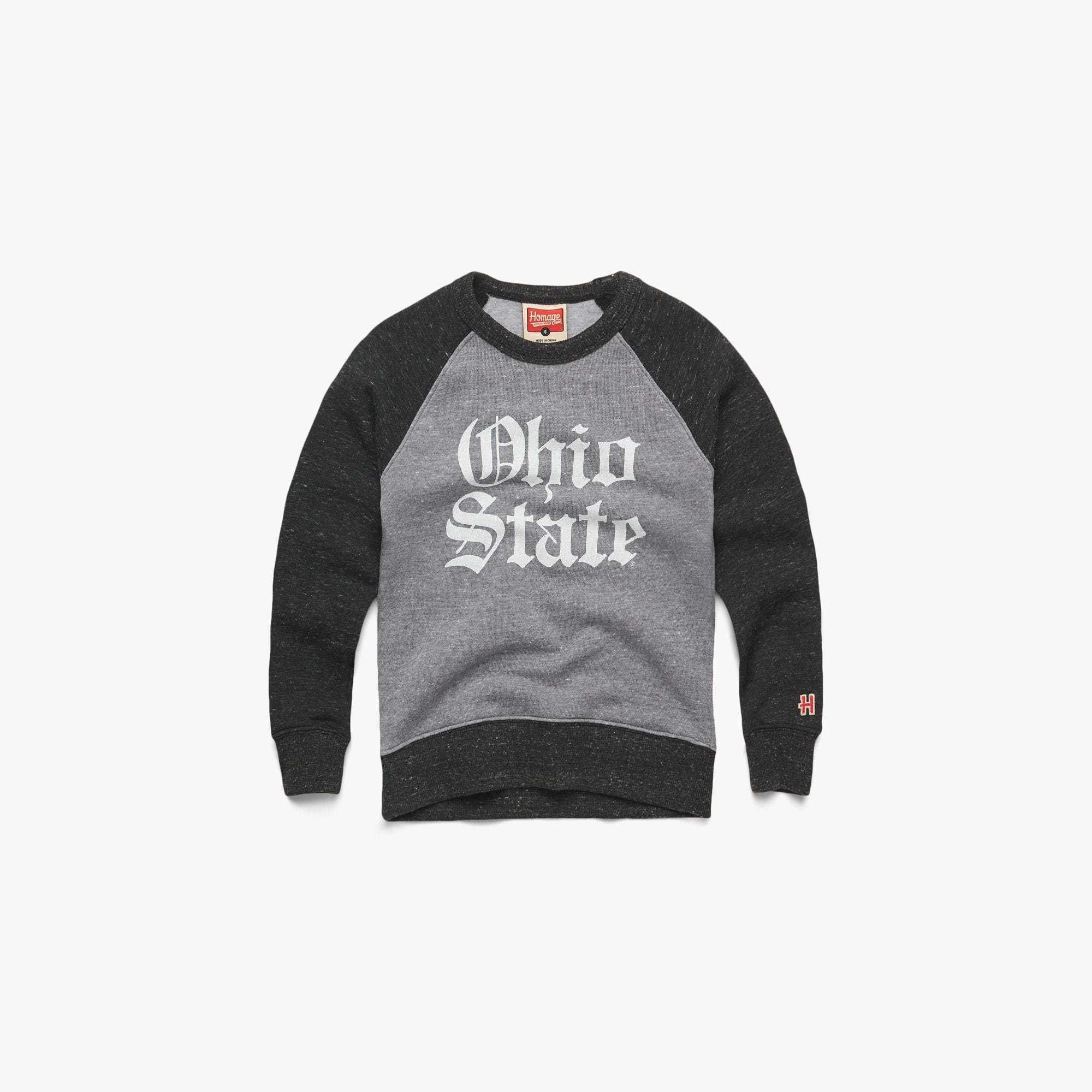 Youth Ohio State Olde English Crewneck